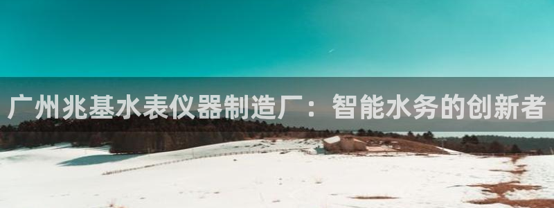 cq9电子传奇海神：广州兆基水表仪器制造厂：智能水务的创新者